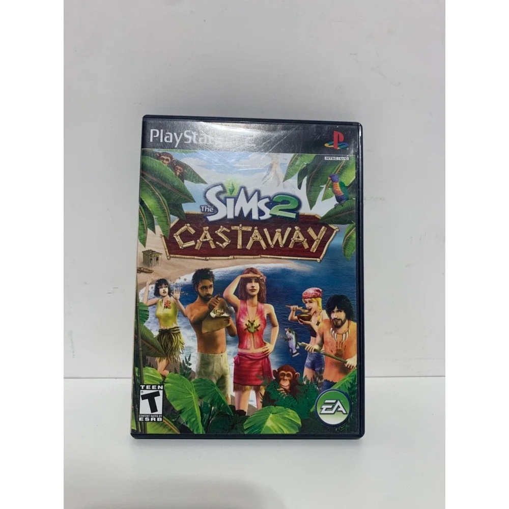 PlayStation 2 EA The Sims 2 Castaway Video Game Untested